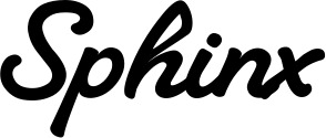 Vorschau des Bootsnamens "Sphinx" als Schriftzug für "Bootsbeschriftung Klassisch 65"