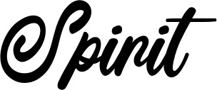 Vorschau des Bootsnamens "Spirit" als Schriftzug für "Bootsbeschriftung Klassisch 102"