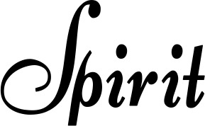 Vorschau des Bootsnamens "Spirit" als Schriftzug für "Bootsbeschriftung Klassisch 76"