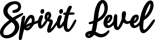 Vorschau des Bootsnamens "Spirit Level" als Schriftzug für "Bootsbeschriftung Klassisch 74"