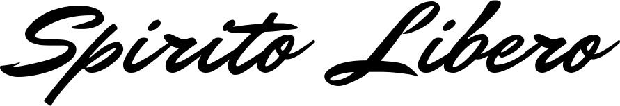Vorschau des Bootsnamens "Spirito Libero" als Schriftzug für "Bootsbeschriftung Klassisch 82"