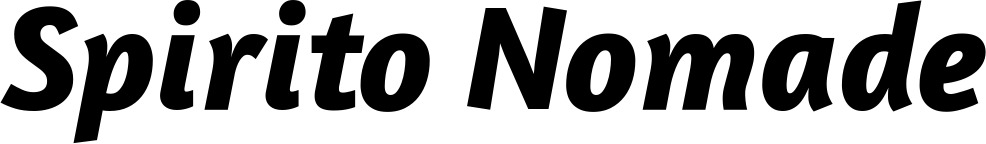 Vorschau des Bootsnamens "Spirito Nomade" als Schriftzug für "Bootsbeschriftung Kursiv 01"