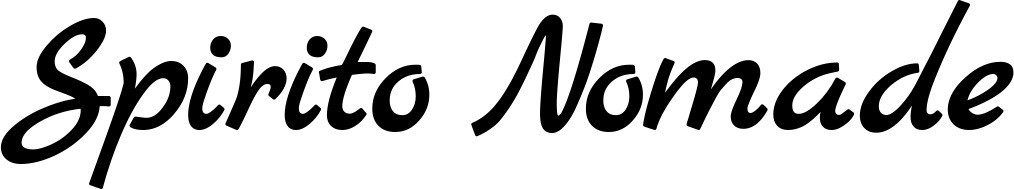 Vorschau des Bootsnamens "Spirito Nomade" als Schriftzug für "Bootsbeschriftung Klassisch 77"