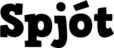 Vorschau des Bootsnamens "Spjót" als Schriftzug für "Bootsbeschriftung Fett 03"