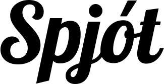 Vorschau des Bootsnamens "Spjót" als Schriftzug für "Bootsbeschriftung Neu 60"