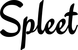 Vorschau des Bootsnamens "Spleet" als Schriftzug für "Bootsbeschriftung Klassisch 63"