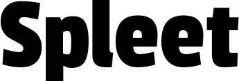 Vorschau des Bootsnamens "Spleet" als Schriftzug für "Bootsbeschriftung Fett 30"