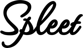 Vorschau des Bootsnamens "Spleet" als Schriftzug für "Bootsbeschriftung Klassisch 111"