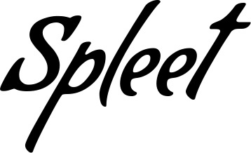 Vorschau des Bootsnamens "Spleet" als Schriftzug für "Bootsbeschriftung Klassisch 57"