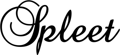 Vorschau des Bootsnamens "Spleet" als Schriftzug für "Bootsbeschriftung Klassisch 02-A"