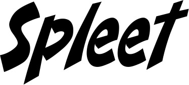 Vorschau des Bootsnamens "Spleet" als Schriftzug für "Bootsbeschriftung Klassisch 31"