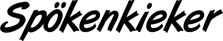 Vorschau des Bootsnamens "Spökenkieker" als Schriftzug für "Bootsbeschriftung Klassisch 38"