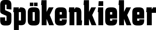 Vorschau des Bootsnamens "Spökenkieker" als Schriftzug für "Bootsbeschriftung Fett 41"