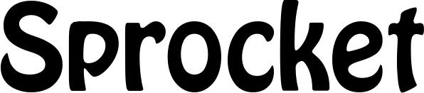 Vorschau des Bootsnamens "Sprocket" als Schriftzug für "Bootsbeschriftung Fett 01"