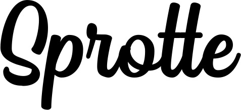 Vorschau des Bootsnamens "Sprotte" als Schriftzug für "Bootsbeschriftung Klassisch 43"