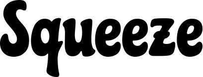 Vorschau des Bootsnamens "Squeeze" als Schriftzug für "Bootsbeschriftung Klassisch 53"