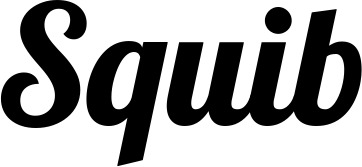 Vorschau des Bootsnamens "Squib" als Schriftzug für "Bootsbeschriftung Neu 60"