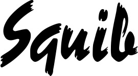 Vorschau des Bootsnamens "Squib" als Schriftzug für "Bootsbeschriftung Neu 10"