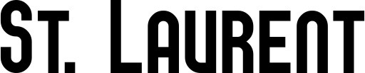 Vorschau des Bootsnamens "St. Laurent" als Schriftzug für "Style Neu 43"