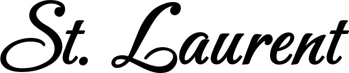 Vorschau des Bootsnamens "St. Laurent" als Schriftzug für "Bootsbeschriftung Klassisch 50"