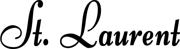 Vorschau des Bootsnamens "St. Laurent" als Schriftzug für "Bootsbeschriftung Klassisch 76"