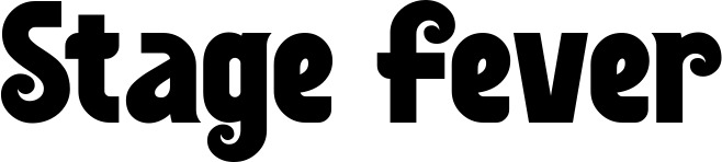 Vorschau des Bootsnamens "Stage Fever" als Schriftzug für "Bootsbeschriftung Neu 32"