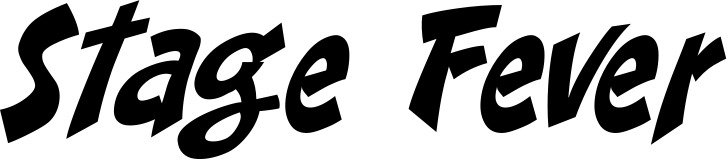 Vorschau des Bootsnamens "Stage Fever" als Schriftzug für "Bootsbeschriftung Klassisch 31"