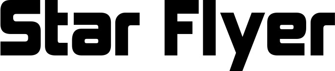 Vorschau des Bootsnamens "Star Flyer" als Schriftzug für "Bootsbeschriftung Neu 25"