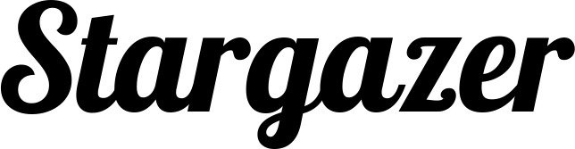 Vorschau des Bootsnamens "Stargazer" als Schriftzug für "Bootsbeschriftung Neu 60"
