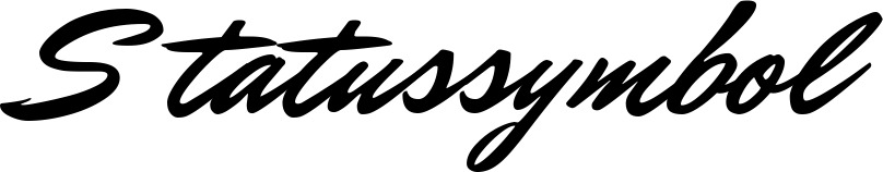 Vorschau des Bootsnamens "Statussymbol" als Schriftzug für "Bootsbeschriftung Klassisch 82"