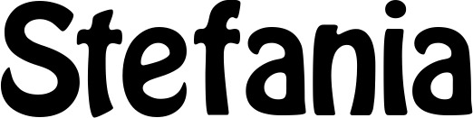 Vorschau des Bootsnamens "Stefania" als Schriftzug für "Bootsbeschriftung Fett 01"