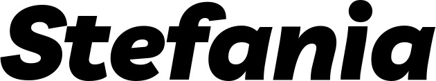 Vorschau des Bootsnamens "Stefania" als Schriftzug für "Bootsbeschriftung Kursiv 06"