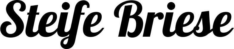 Bootsname 'Steife Briese' angezeigt als 'Bootsbeschriftung Neu 60'