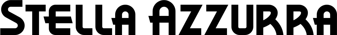 Vorschau des Bootsnamens "Stella Azzurra" als Schriftzug für "Bootsbeschriftung Neu 26"