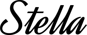 Vorschau des Bootsnamens "Stella" als Schriftzug für "Bootsbeschriftung Klassisch 44"