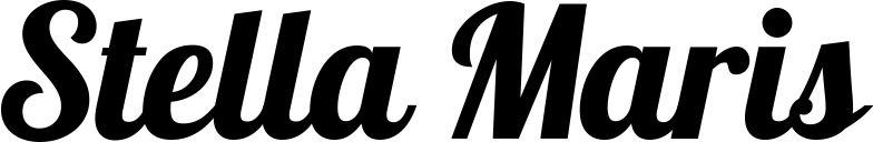 Vorschau des Bootsnamens "Stella Maris" als Schriftzug für "Bootsbeschriftung Neu 60"