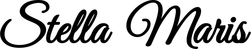 Vorschau des Bootsnamens "Stella Maris" als Schriftzug für "Bootsbeschriftung Klassisch 68"