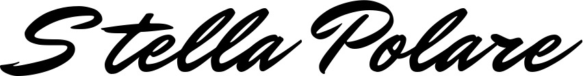 Vorschau des Bootsnamens "Stella Polare" als Schriftzug für "Bootsbeschriftung Klassisch 82"