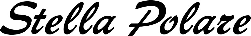 Vorschau des Bootsnamens "Stella Polare" als Schriftzug für "Bootsbeschriftung Klassisch 12"