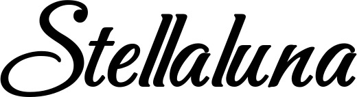 Vorschau des Bootsnamens "Stellaluna" als Schriftzug für "Bootsbeschriftung Klassisch 50"