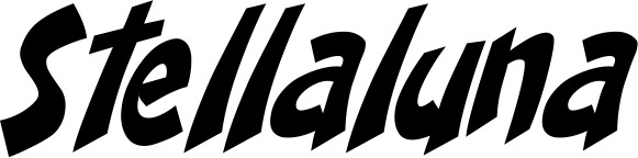 Vorschau des Bootsnamens "Stellaluna" als Schriftzug für "Bootsbeschriftung Klassisch 31"