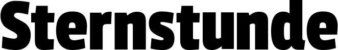 Vorschau des Bootsnamens "Sternstunde" als Schriftzug für "Style Fett 30"