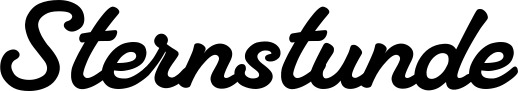 Vorschau des Bootsnamens "Sternstunde" als Schriftzug für "Bootsbeschriftung Klassisch 65"
