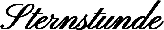 Vorschau des Bootsnamens "Sternstunde" als Schriftzug für "Bootsbeschriftung Klassisch 107"