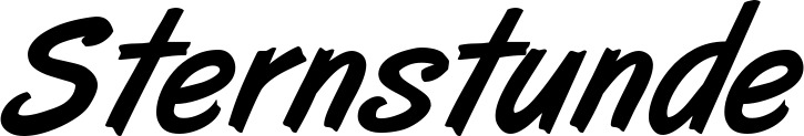 Vorschau des Bootsnamens "Sternstunde" als Schriftzug für "Bootsbeschriftung Klassisch 38"