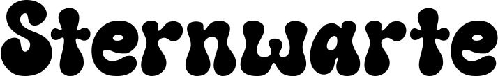 Vorschau des Bootsnamens "Sternwarte" als Schriftzug für "Bootsbeschriftung Neu 62"