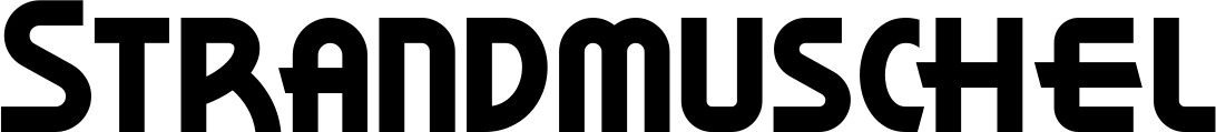 Vorschau des Bootsnamens "Strandmuschel" als Schriftzug für "Bootsbeschriftung Neu 26"
