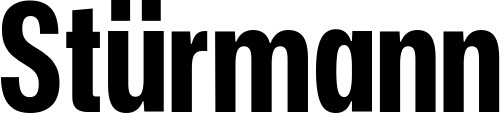 Vorschau des Bootsnamens "Stürmann" als Schriftzug für "Bootsbeschriftung Fett 25"