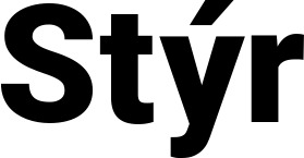 Vorschau des Bootsnamens "Stýr" als Schriftzug für "Bootsbeschriftung Fett 35"