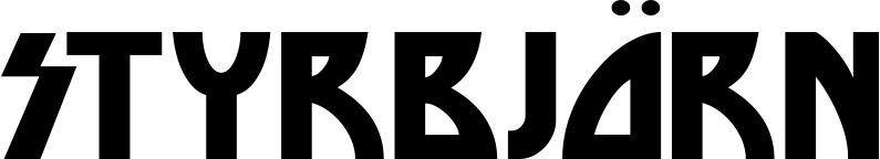 Vorschau des Bootsnamens "Styrbjörn" als Schriftzug für "Bootsbeschriftung Neu 23"